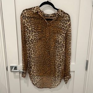 Equipment leopard blouse